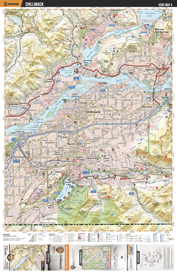 VCBC04 Chilliwack - Vancouver Coast & Mountains BC Topo