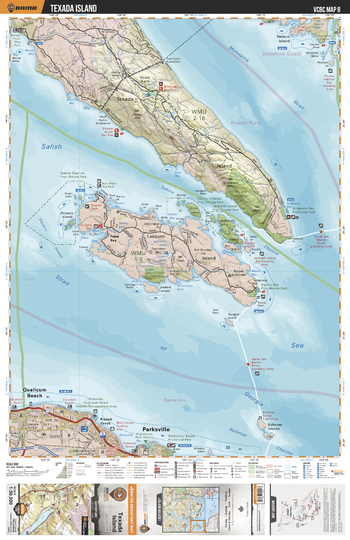 VCBC08 Texada Island - Vancouver Coast & Mountains BC Topo