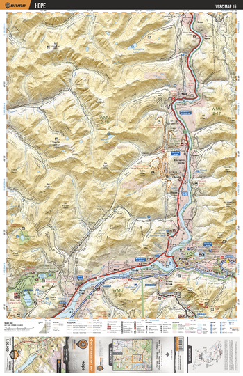 VCBC15 Hope - Vancouver Coast & Mountains BC Topo