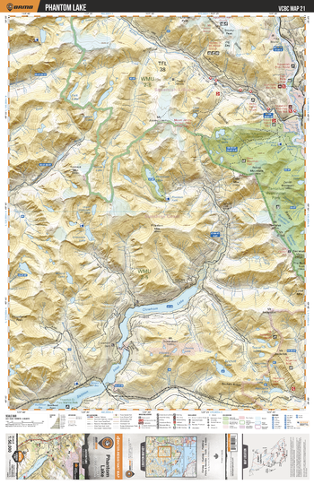 VCBC21 Phantom Lake - Vancouver Coast & Mountains BC Topo