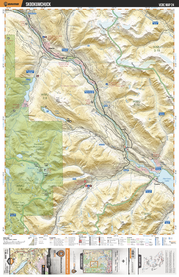 VCBC24 Skookumchuck - Vancouver Coast & Mountains BC Topo