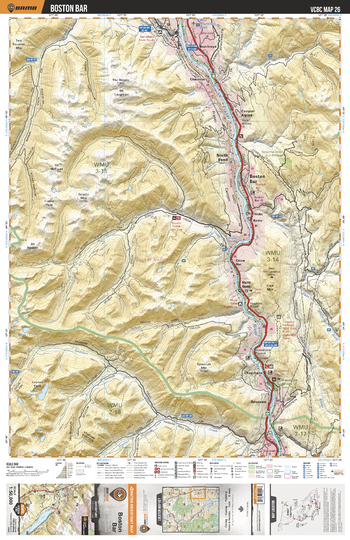 VCBC26 Boston Bar - Vancouver Coast & Mountains BC Topo