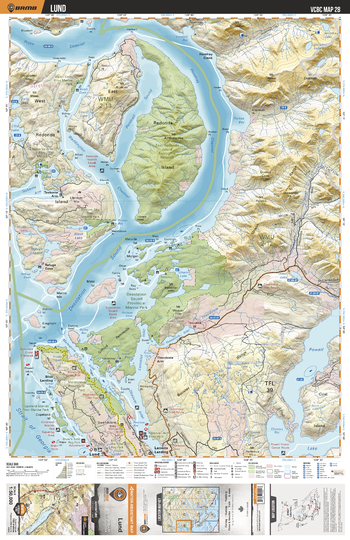 VCBC28 Lund - Vancouver Coast & Mountains BC Topo