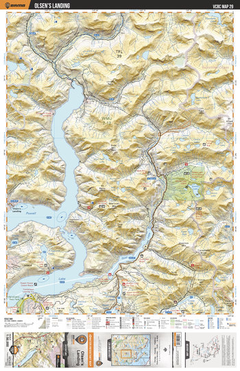 VCBC29 Owens Landing - Vancouver Coast & Mountains BC Topo