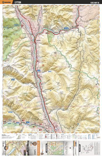 VCBC36 Lytton - Vancouver Coast & Mountains BC Topo