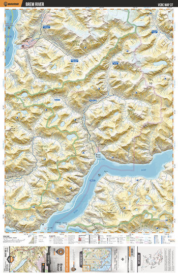 VCBC37 Brem River - Vancouver Coast & Mountains BC Topo