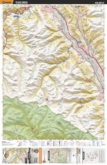 VCBC44 Texas Creek - Vancouver Coast & Mountains BC Topo