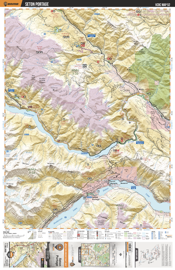 VCBC52 Seton Portage - Vancouver Coast & Mountains BC Topo