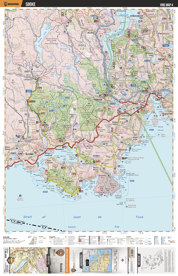 VIBC04 Sooke - Vancouver Island BC Topo