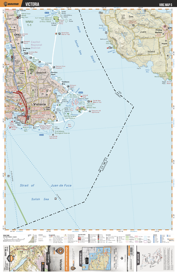 VIBC05 Victoria - Vancouver Island BC Topo