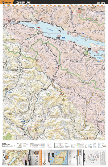 VIBC09 Cowichan Lake - Vancouver Island BC Topo