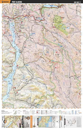 VIBC17 Port Alberni - Vancouver Island BC Topo