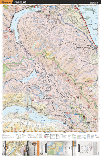 VIBC26 Cumberland - Vancouver Island BC Topo