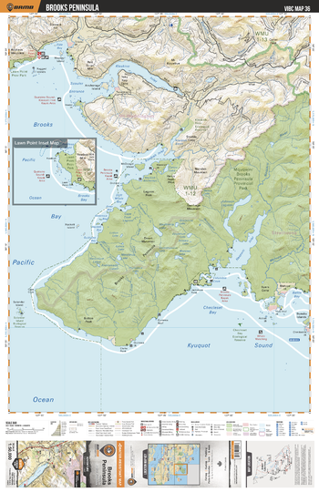 VIBC36 Brooks Peninsula - Vancouver Island BC Topo
