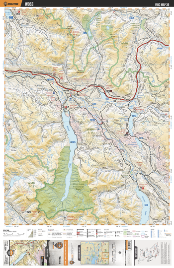 VIBC39 Woss - Vancouver Island BC Topo