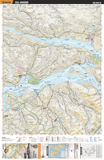VIBC45 Coal Harbour - Vancouver Island BC Topo