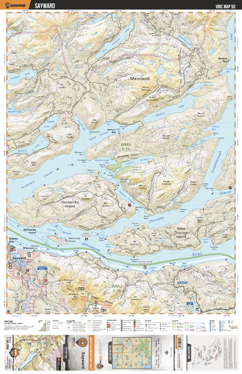 VIBC50 Sayward -  Vancouver Island BC Topo