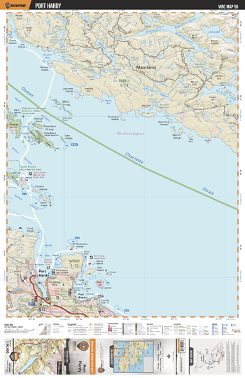 VIBC56 Port Hardy  - Vancouver Island BC Topo