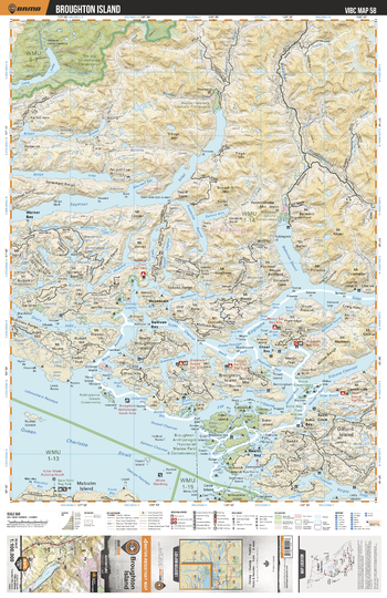 VIBC58 Broughton Island - Vancouver Island BC Topo