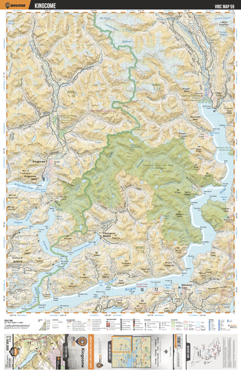 VIBC59 Kingcome - Vancouver Island BC Topo
