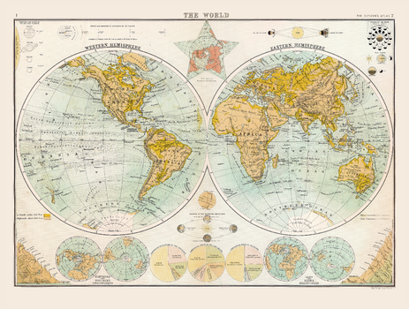 Historic Map of the World (1898)
