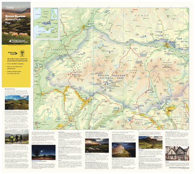 Brecon Beacons National Park Map - West