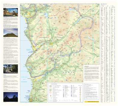 Snowdonia National Park Map - South