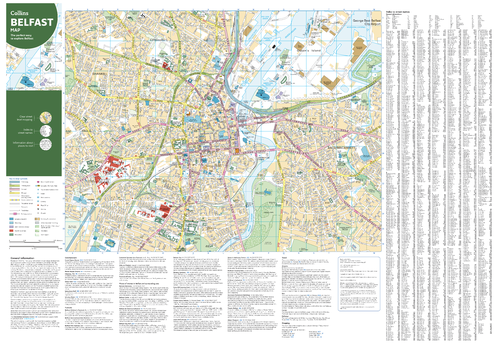 Collins Belfast Map