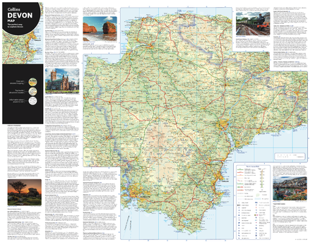 Collins Devon Map
