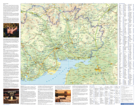 Collins Dumfries and Galloway Map - East