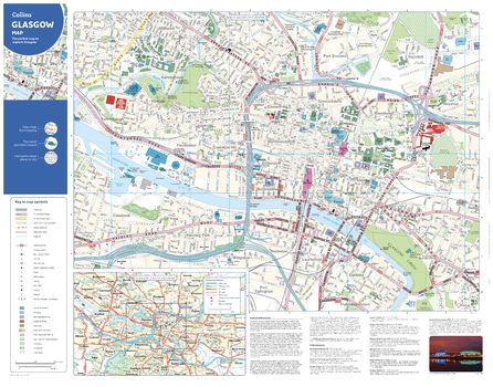 Collins Glasgow Map