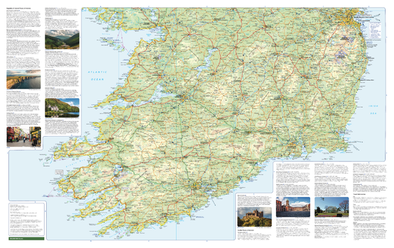 Collins Ireland Map - South