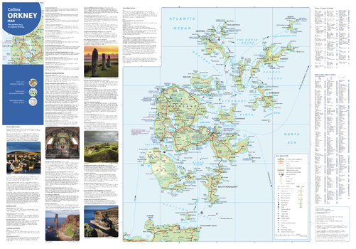 Collins Orkney Map