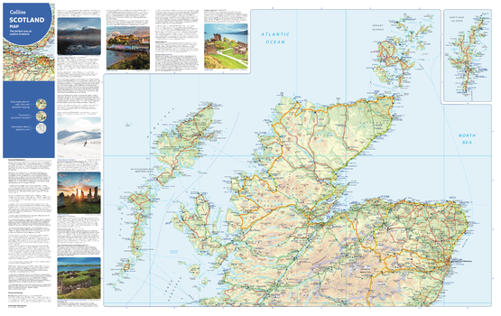 Collins Scotland Map - North