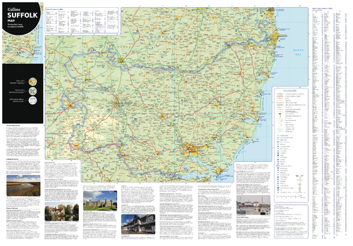 Collins Suffolk Map