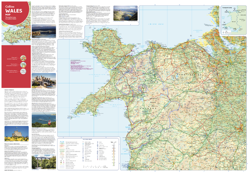 Collins Wales Map - North