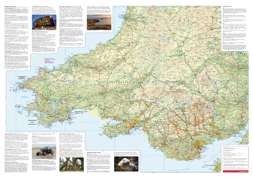 Collins Wales Map - South