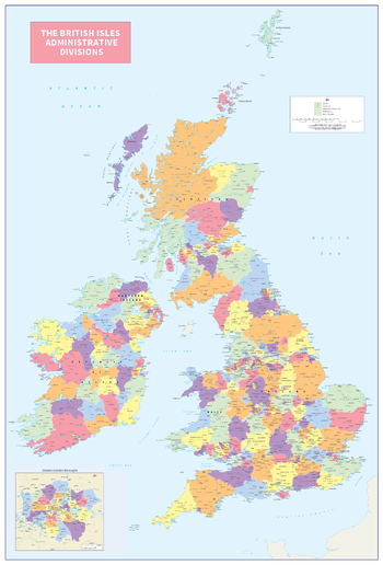 The British Isles Administrative Divisions
