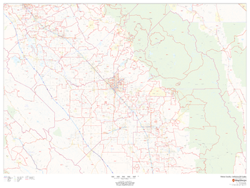 Fresno County, California ZIP Codes