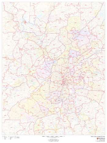 Fulton County, Georgia ZIP Codes