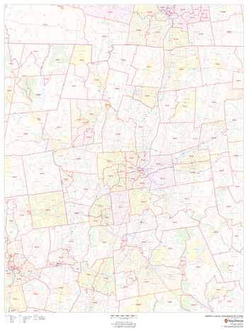 Hartford County, Connecticut ZIP Codes