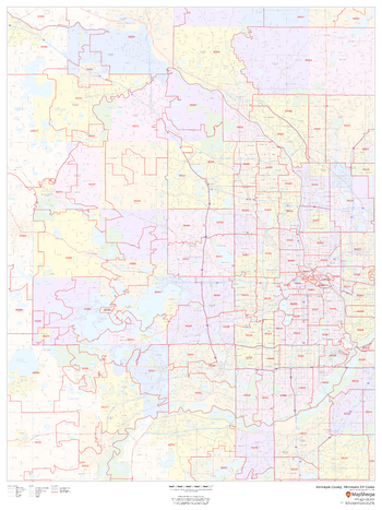 Hennepin County, Minnesota ZIP Codes