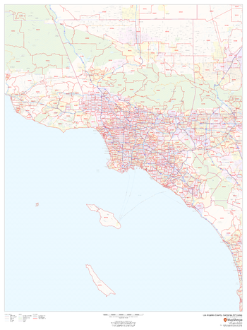 Los Angeles County, California ZIP Codes