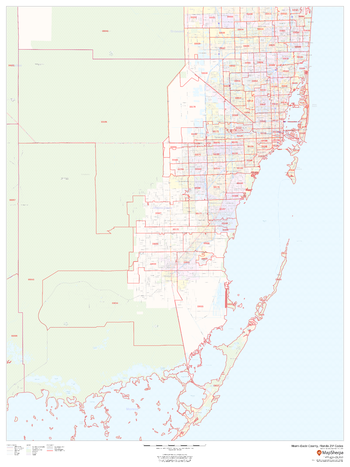 Miami-Dade County, Florida ZIP Codes
