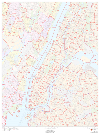 New York County, New York ZIP Codes
