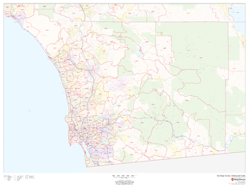 San Diego County, California ZIP Codes