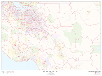 Santa Clara County, California ZIP Codes