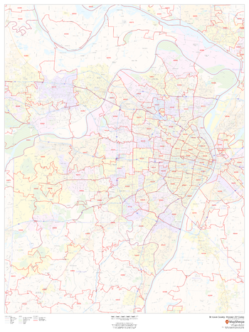 St. Louis County, Missouri ZIP Codes