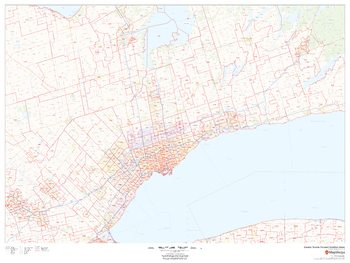 Greater Toronto Postal Code Forward Sortation Areas
