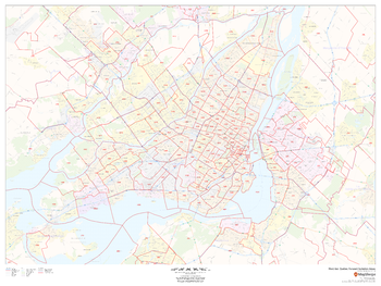 Montréal, Québec Postal Code Forward Sortation Areas